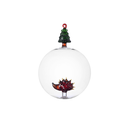 Hedgehog and tree Christmas ball
