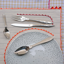 Eastern European -style vintage taste cutlery set
