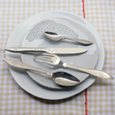 Eastern European -style vintage taste cutlery set