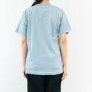 Tシャツ(スケッチねこたちLeaves series・アシッドブルー)