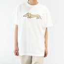 Tシャツ(ダックスフント・ホワイト)