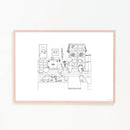 Frame print "Goldie The Dollmaker" (B2) 1