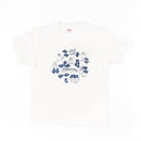 T -shirt (sketch cat and other Leaves Series, Vanilla White)