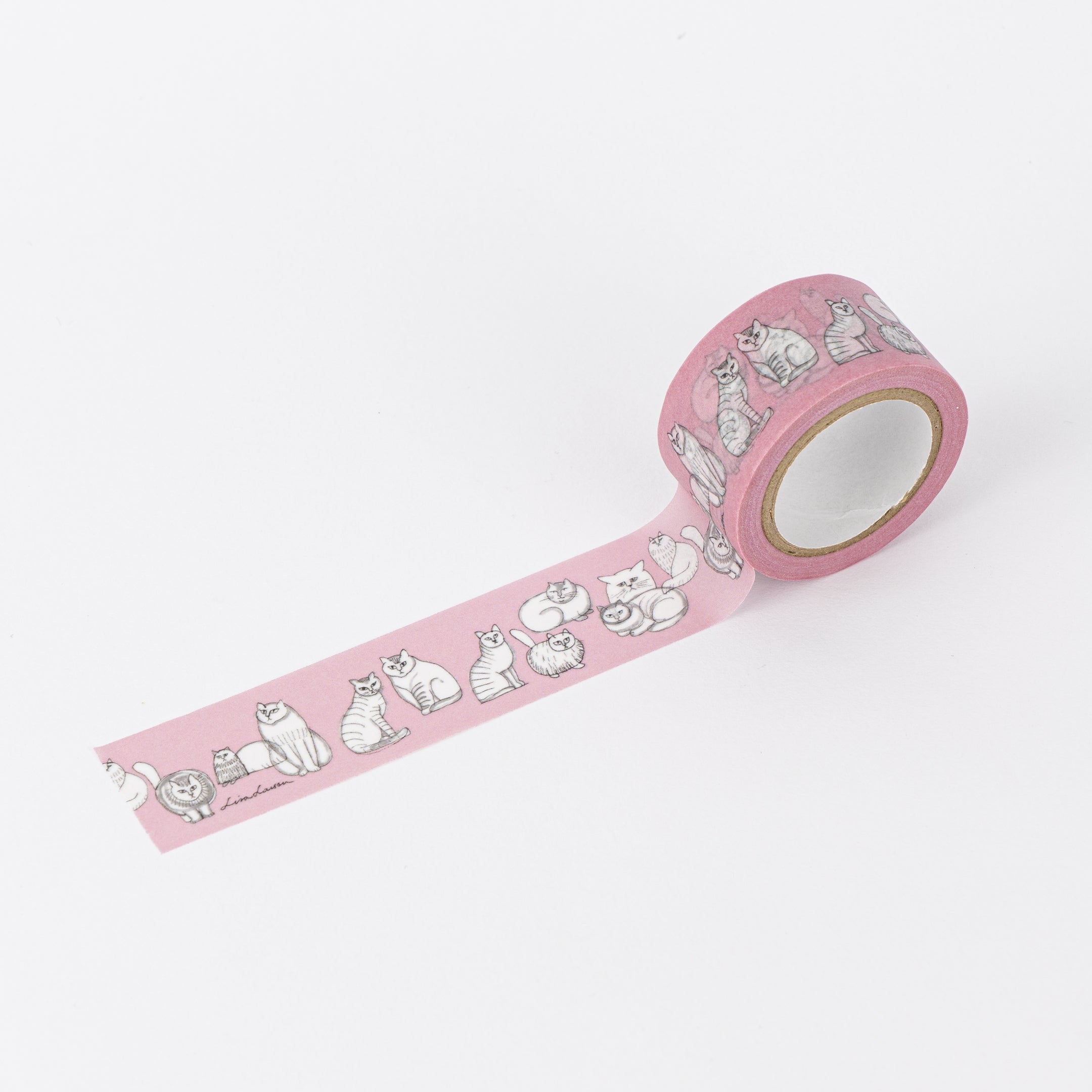 マスキングテープ（24mm・Found Cats Series）