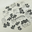 購物生態包(素描貓,米色)