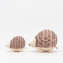 A horned mouse being hugged