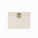 Wooden box mug (Leaves Series sketch cat, green)