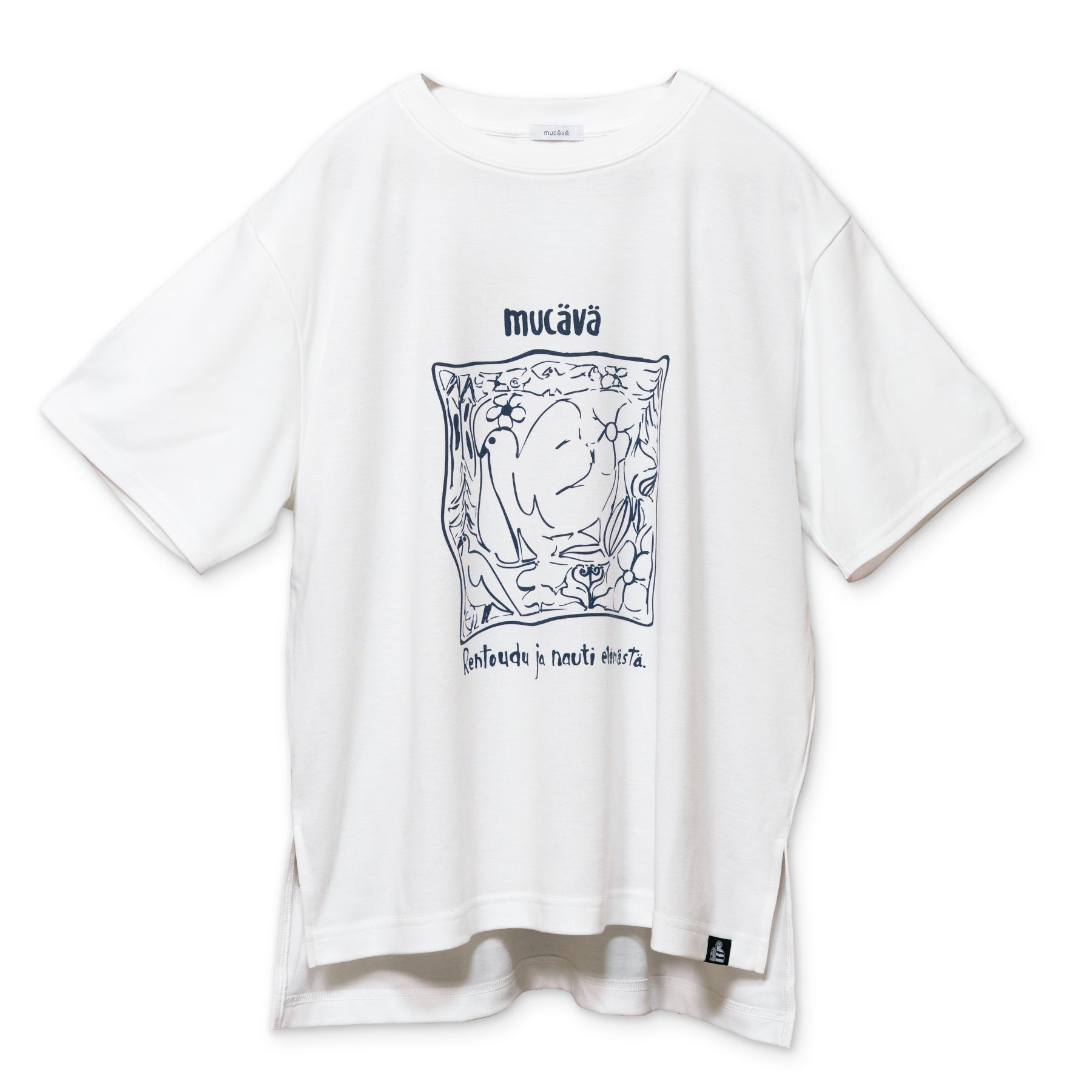 mucava】キシリトールTシャツ（鳥）