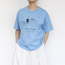 T-shirt (Me and my Captain No. 3, Sax Blue)