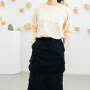 Long T -shirt (YSTAVA) Natural