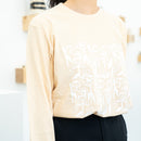 Long T -shirt (YSTAVA) Natural
