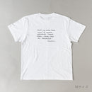 T -shirt (sketch cat and other Leaves Series / Acid Blue)