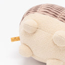 A horned mouse being hugged