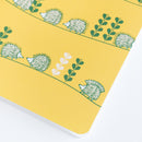 A5 Snow -bleed notebook (hedgehog 3 brothers)