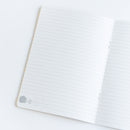 A5 Snow -bleed notebook (hedgehog 3 brothers)
