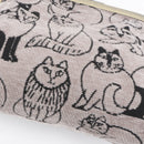 Gamaguchi pouch (sketch cats)