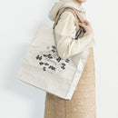 購物生態包(素描貓,米色)