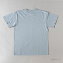 T -shirt (sketch cat and other Leaves Series / Acid Blue)