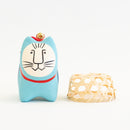 Lisa Larson's cat pile (Missse Blue)