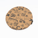 Round seat cushion (sketch cats)