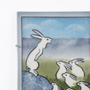 Rabbit ceramic plate