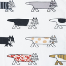 コットンハンカチ(lots of cat)