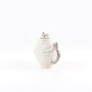 Dog's parent and child pot (gray patchchi) No.2