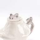 Dog's parent and child pot (gray patchchi) No.2