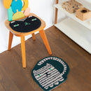 チェアパッド(モノクロのネコ)