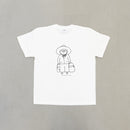 T -shirt (fish rice, vanilla white)