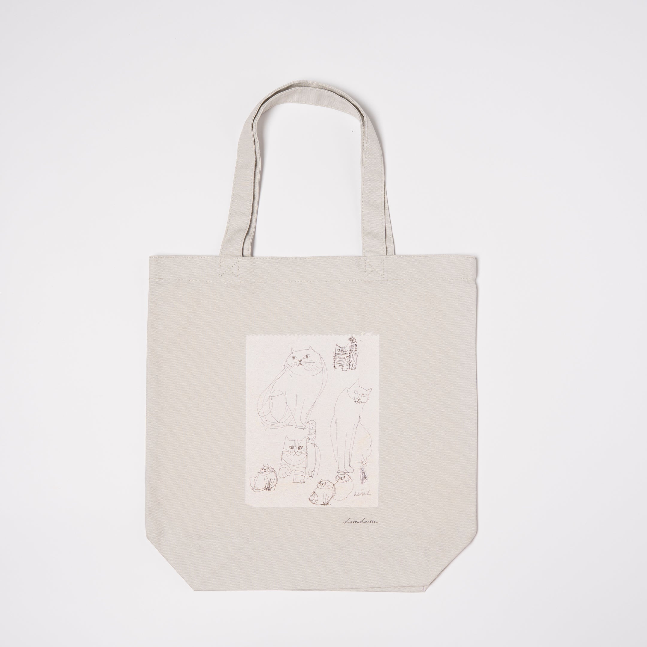 トートバッグ（Found Cats Series・ライトグレー）