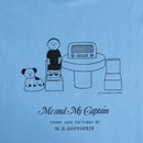 T-shirt (Me and my Captain No. 3, Sax Blue)