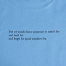 T-shirt (Me and my Captain No. 3, Sax Blue)