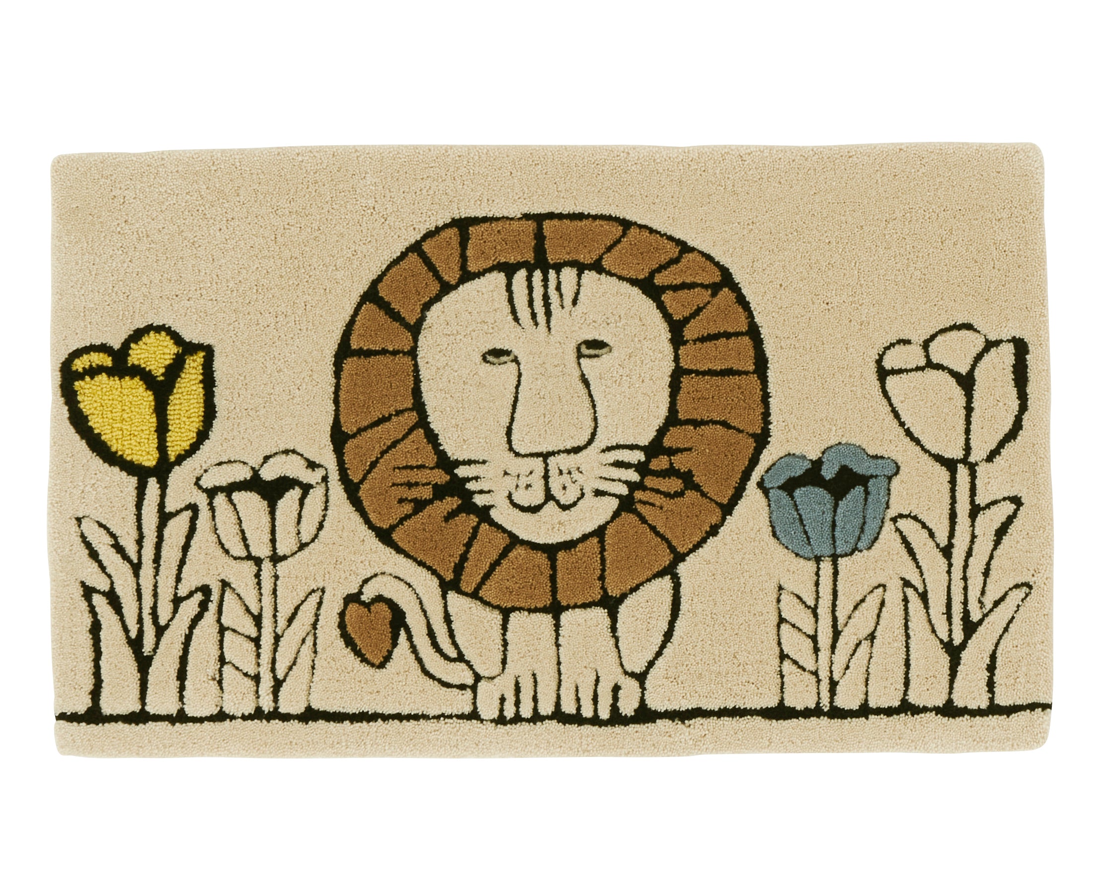 玄関マット（ライオン）
