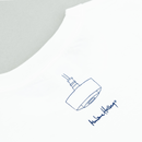 T -shirt (I am here, vanilla white)
