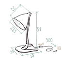 Grand Cornet Desk Lamp