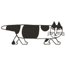 ダイカットカード(ハチワレマイキー)