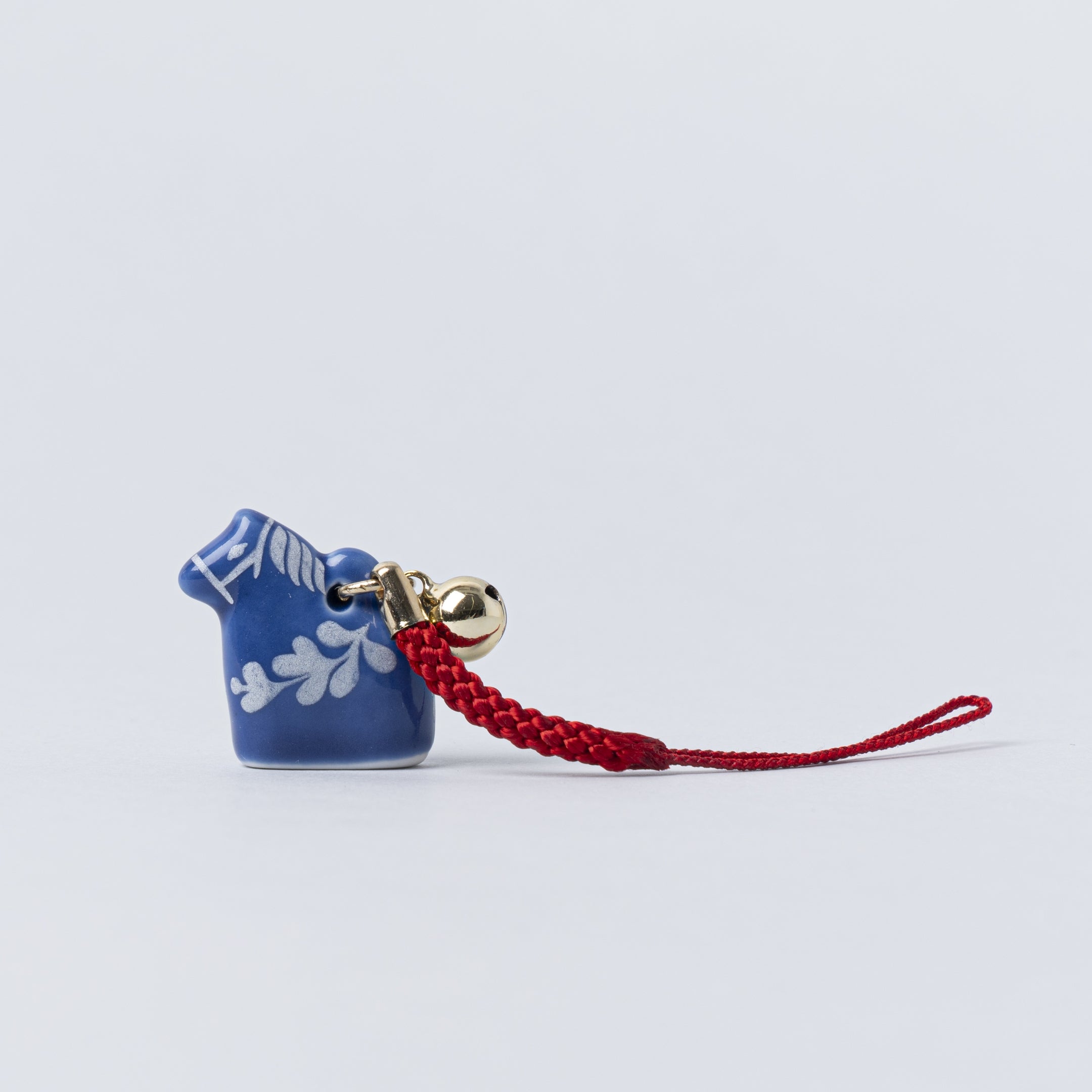 根付キーホルダー（ココロシズカの午・青）