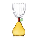 Yellow pear water glass