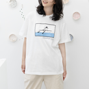 T -shirt (Boat Dog / Vanilla White)