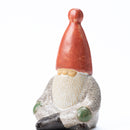 Relax Santa (gray / green gloves)