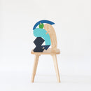 A chair of "thoughts". No.2 (blue)