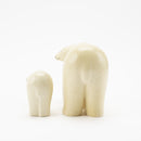 Polar bear parent and child set