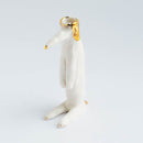 Vase (standing dog / gold)