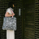 Tote bag (black x pink)