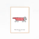 【受注生産】額装プリント「ピースフルマイキーNo.6」