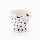Egg stand (black mimi / dot)