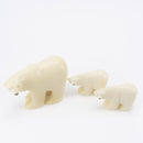 Polar bear family set