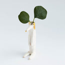 Vase (standing dog / gold)