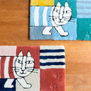 Mat (50 x 80cm, Osanpo Mikey / Blue)